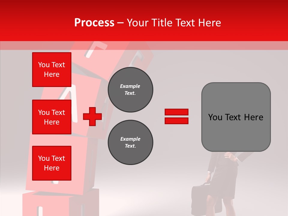 Failed Lose White PowerPoint Template