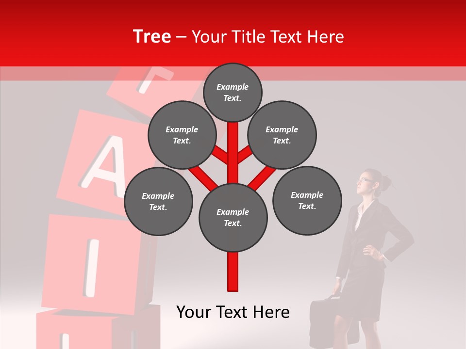 Failed Lose White PowerPoint Template