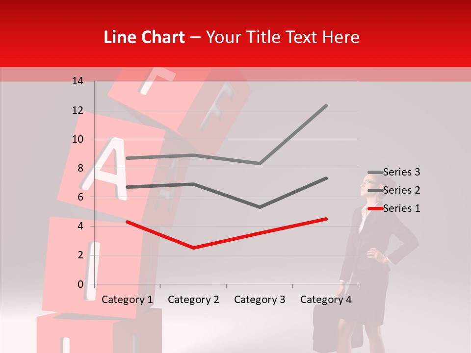 Failed Lose White PowerPoint Template