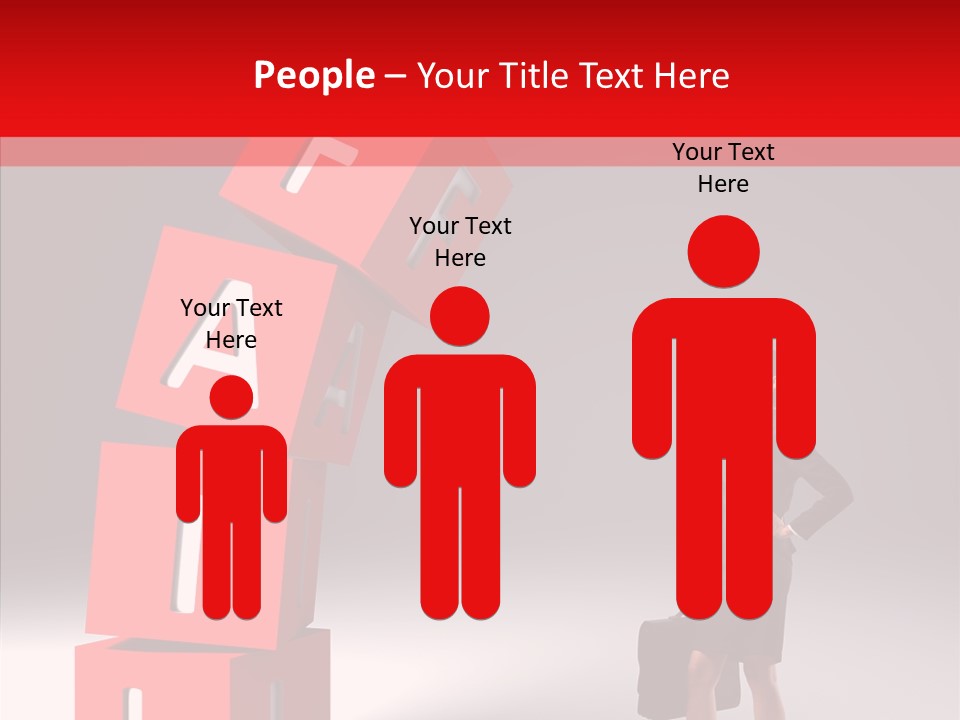 Failed Lose White PowerPoint Template