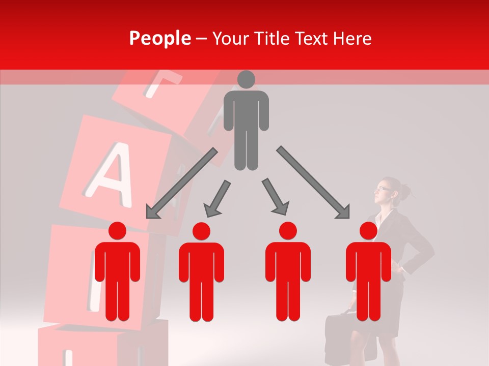 Failed Lose White PowerPoint Template