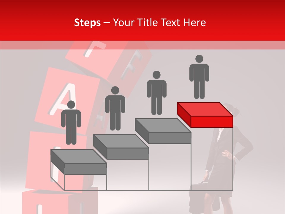 Failed Lose White PowerPoint Template