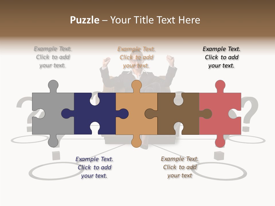 Group Union Businesspeople PowerPoint Template