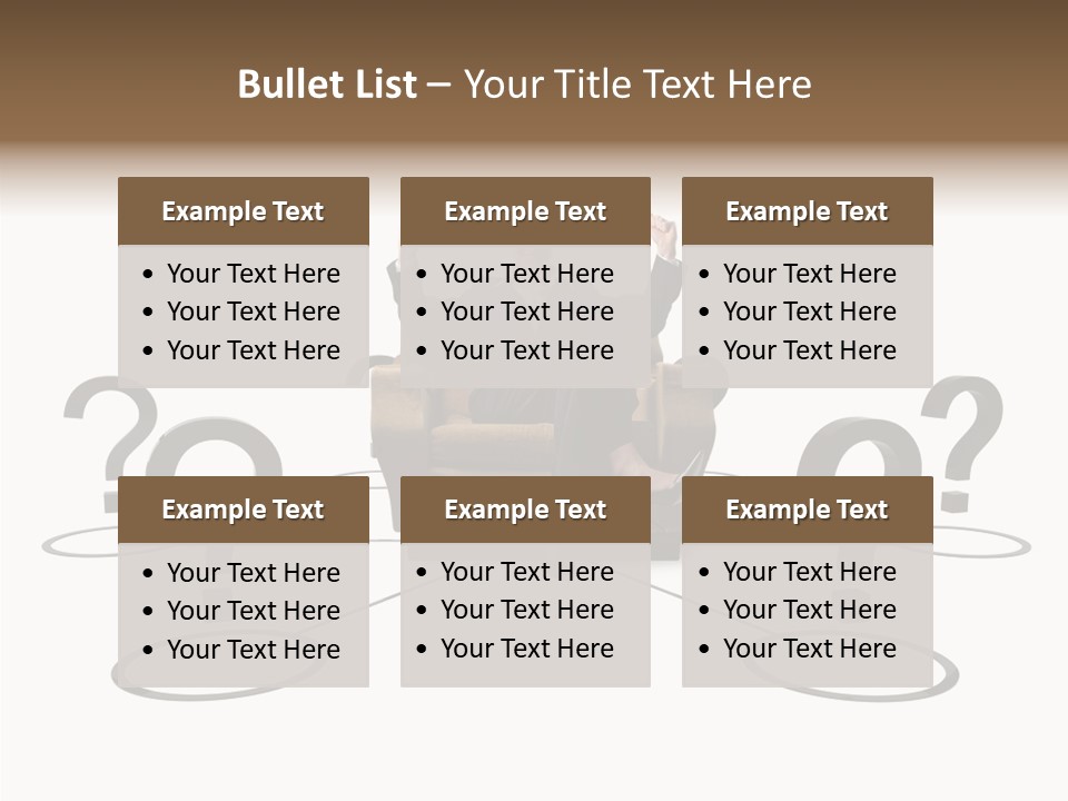 Group Union Businesspeople PowerPoint Template
