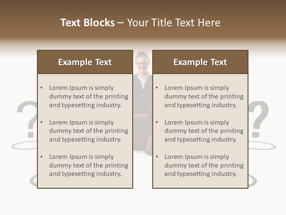 Group Union Businesspeople PowerPoint Template