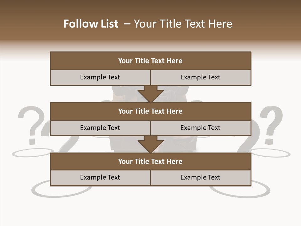 Group Union Businesspeople PowerPoint Template