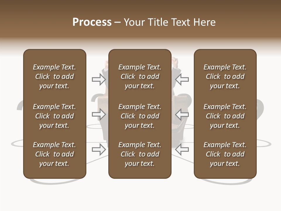 Group Union Businesspeople PowerPoint Template