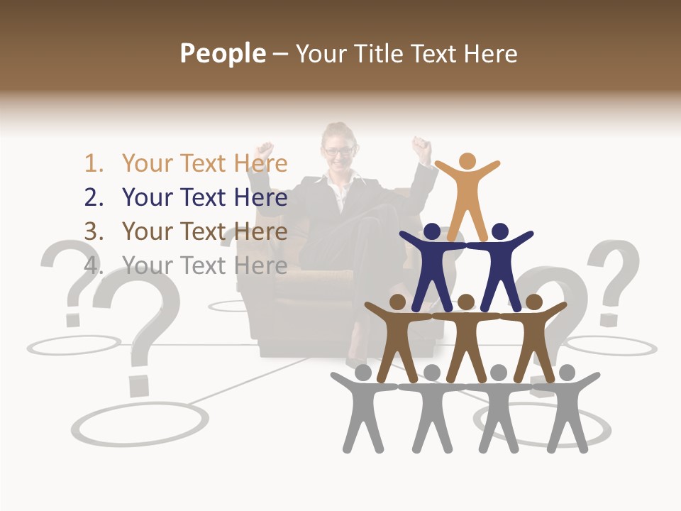 Group Union Businesspeople PowerPoint Template