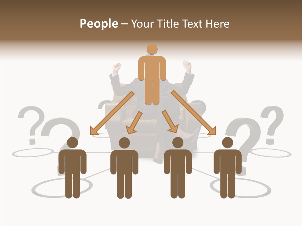 Group Union Businesspeople PowerPoint Template