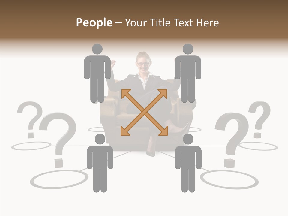 Group Union Businesspeople PowerPoint Template