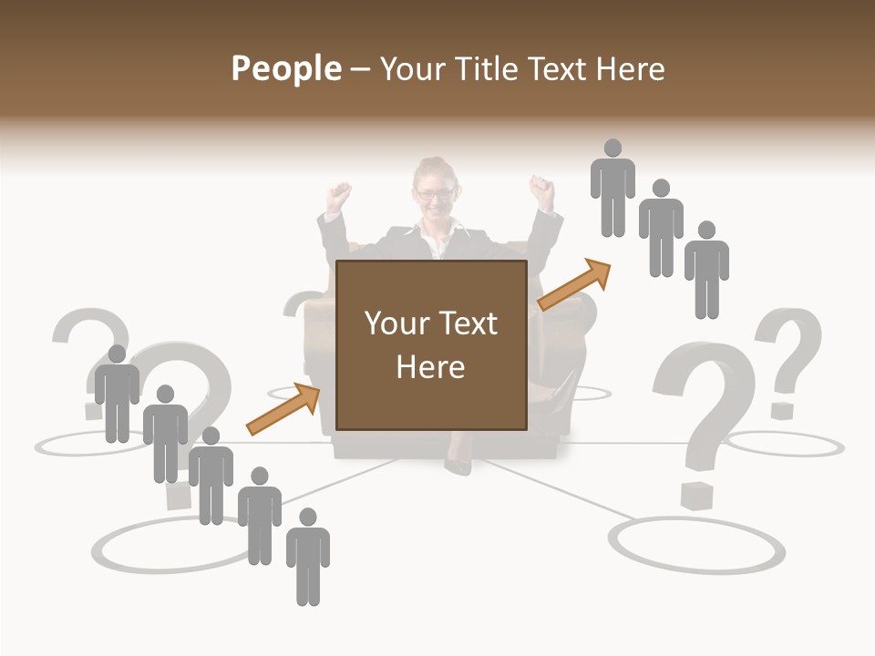 Group Union Businesspeople PowerPoint Template