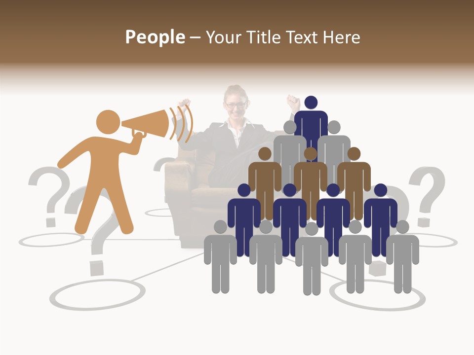 Group Union Businesspeople PowerPoint Template