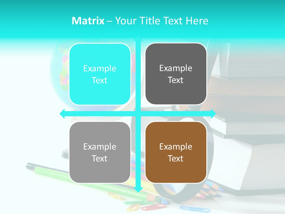 Magnifying Glass Teach Space PowerPoint Template