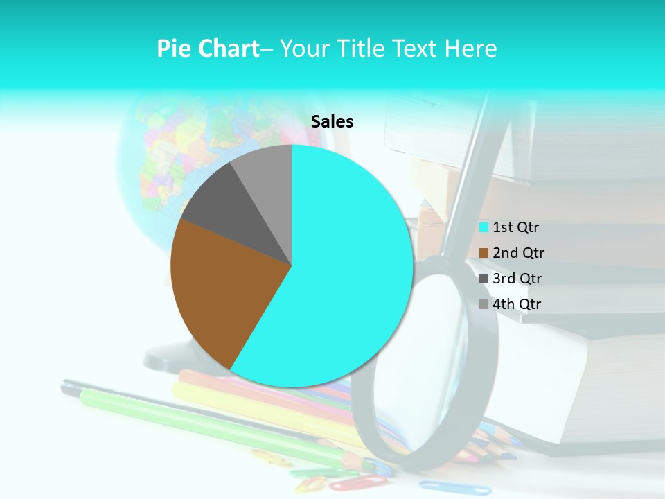 Magnifying Glass Teach Space PowerPoint Template