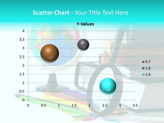 Magnifying Glass Teach Space PowerPoint Template