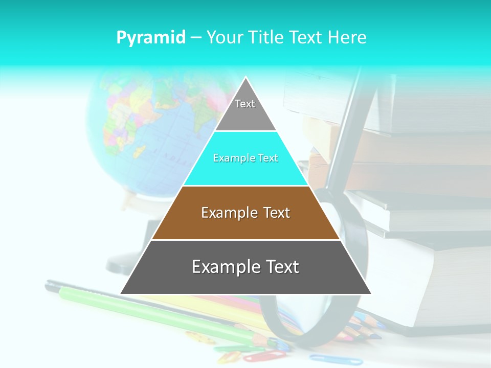 Magnifying Glass Teach Space PowerPoint Template