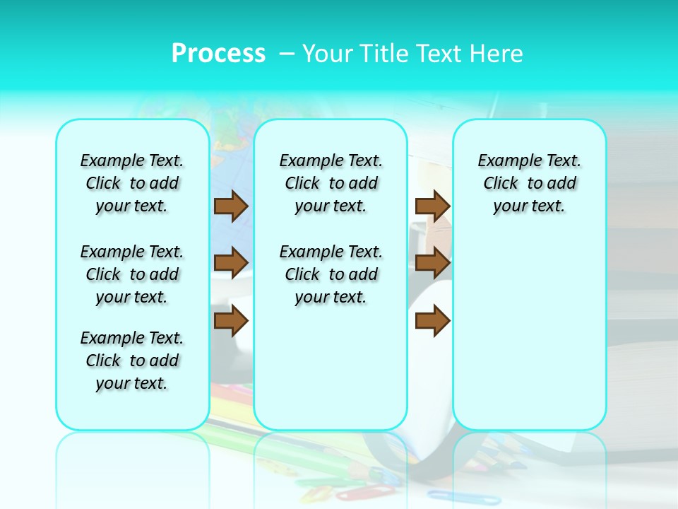 Magnifying Glass Teach Space PowerPoint Template