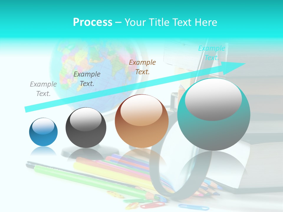 Magnifying Glass Teach Space PowerPoint Template