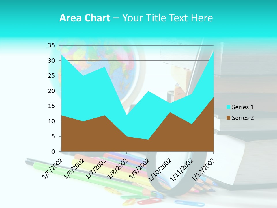 Magnifying Glass Teach Space PowerPoint Template