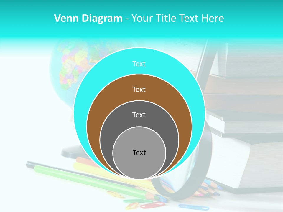 Magnifying Glass Teach Space PowerPoint Template