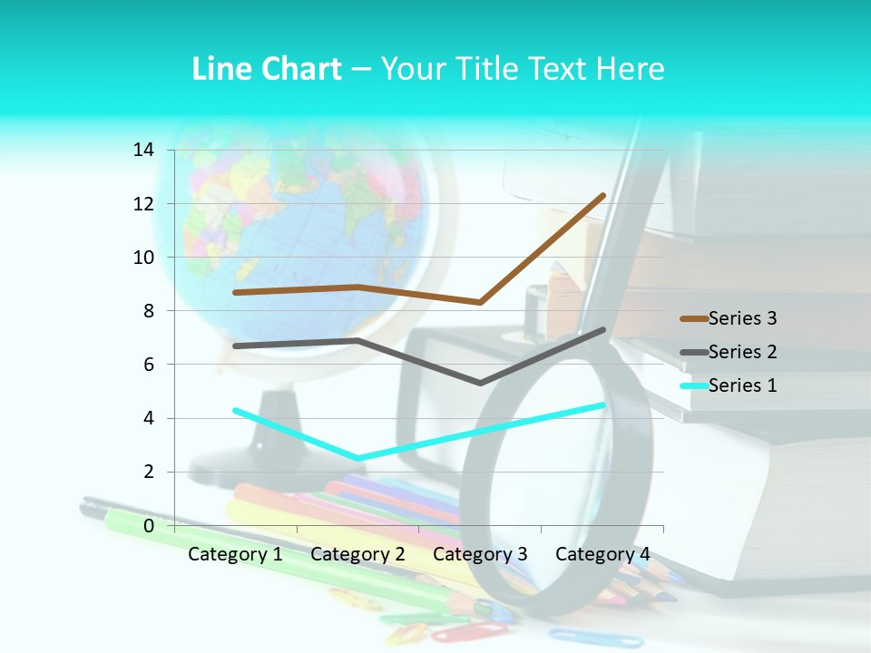 Magnifying Glass Teach Space PowerPoint Template