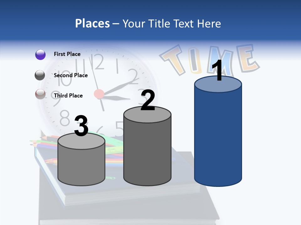 Book Lesson Pencil PowerPoint Template