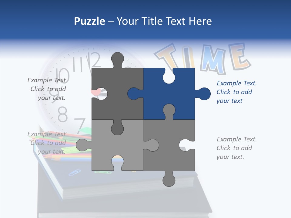 Book Lesson Pencil PowerPoint Template