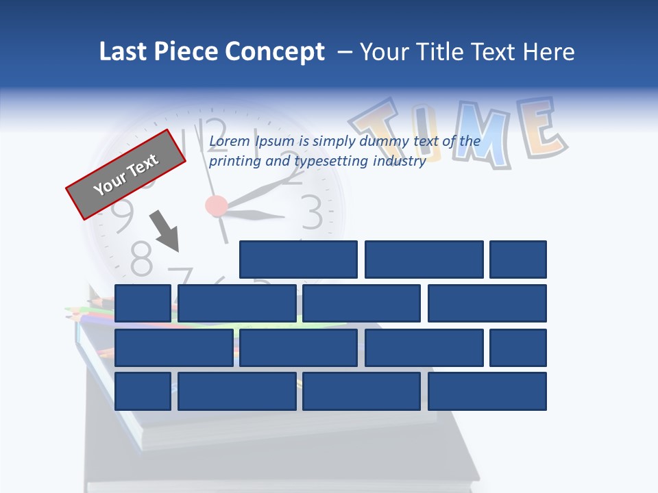 Book Lesson Pencil PowerPoint Template