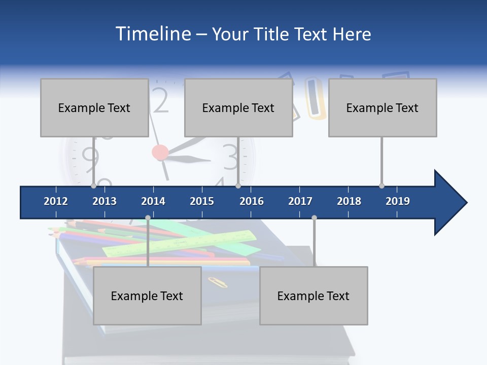 Book Lesson Pencil PowerPoint Template