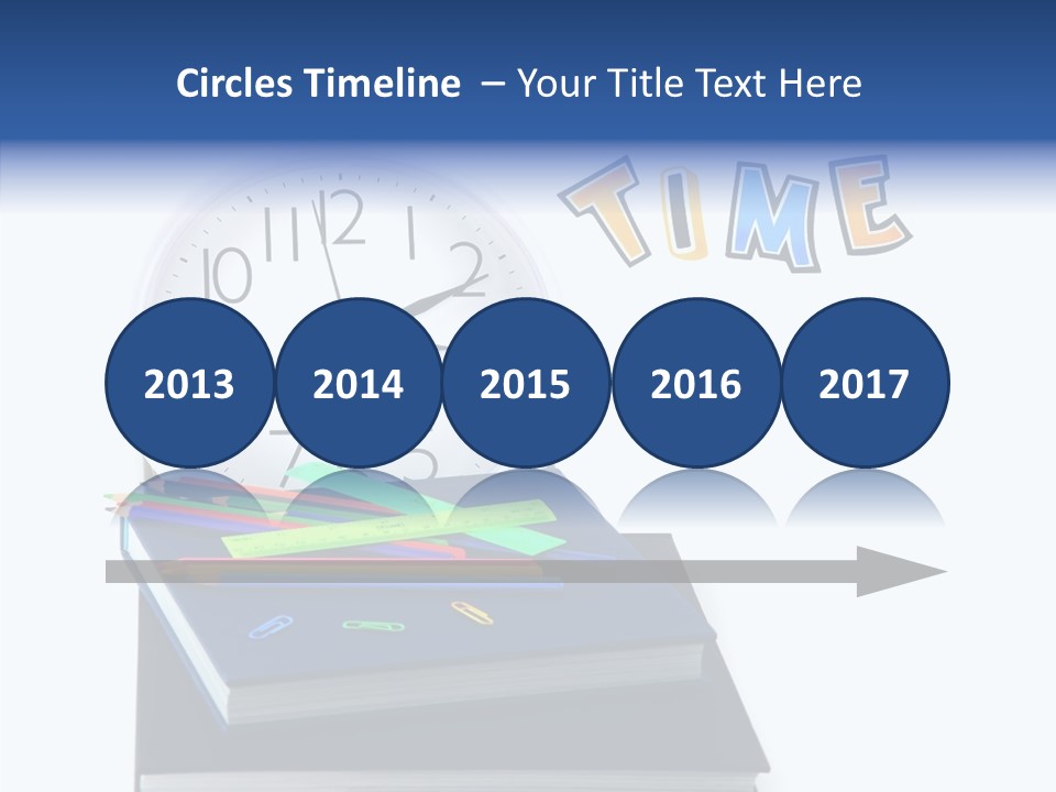 Book Lesson Pencil PowerPoint Template