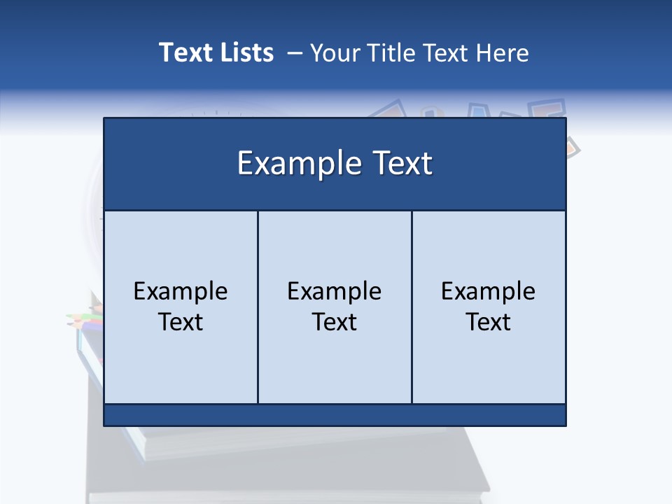 Book Lesson Pencil PowerPoint Template