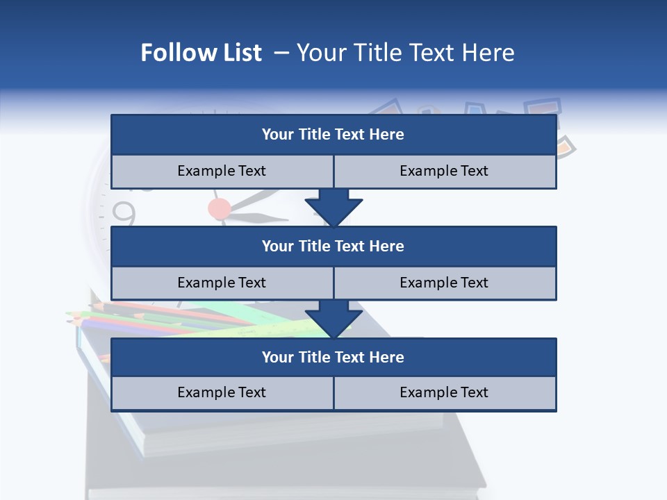 Book Lesson Pencil PowerPoint Template