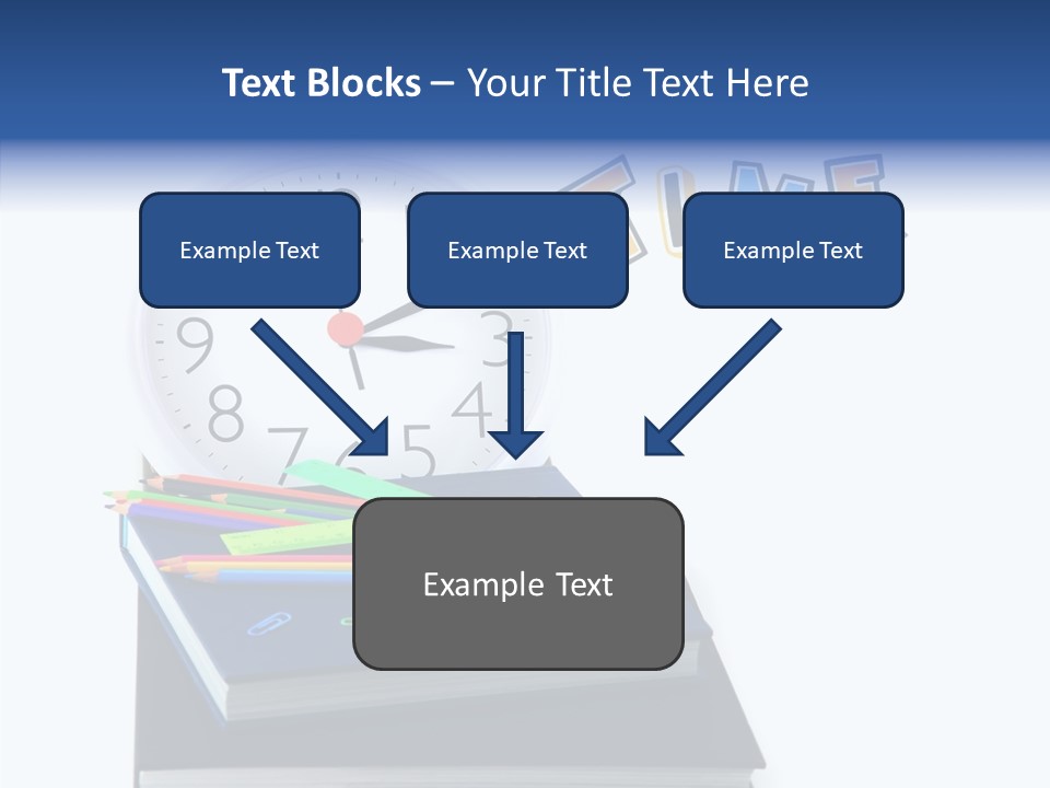 Book Lesson Pencil PowerPoint Template