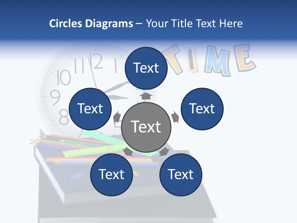 Book Lesson Pencil PowerPoint Template