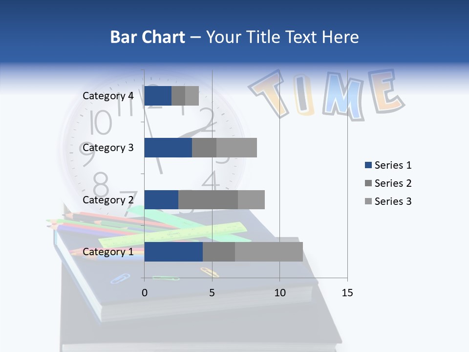 Book Lesson Pencil PowerPoint Template