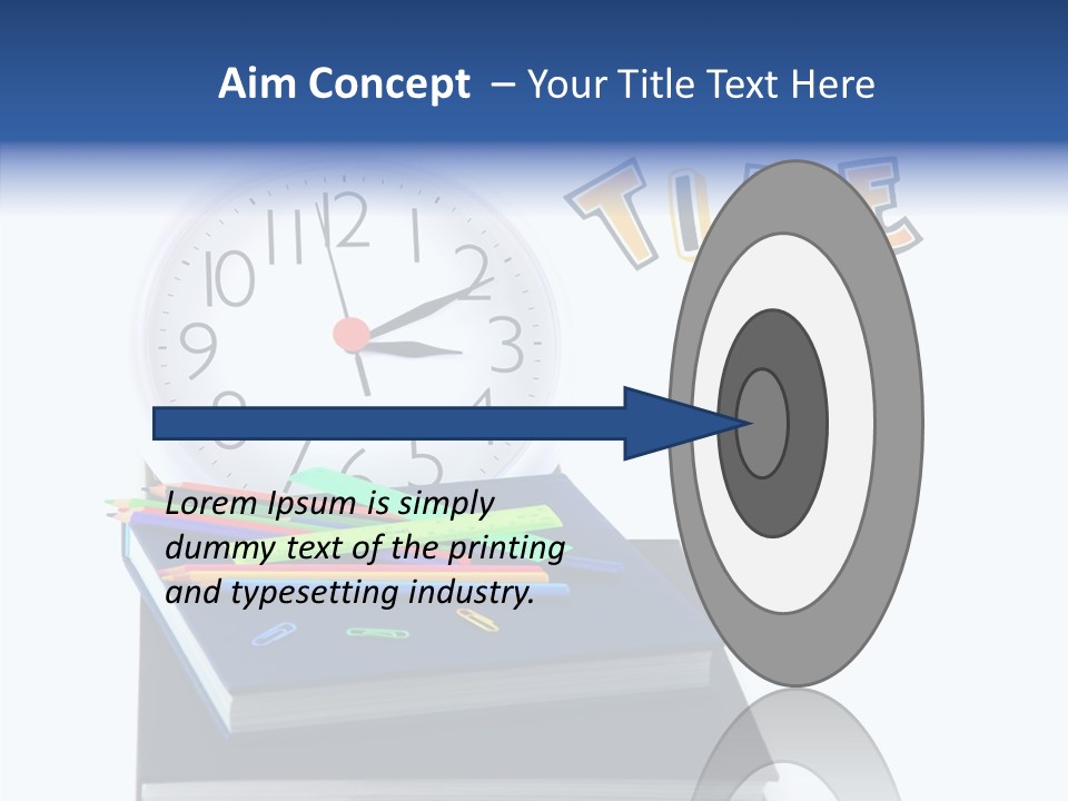 Book Lesson Pencil PowerPoint Template