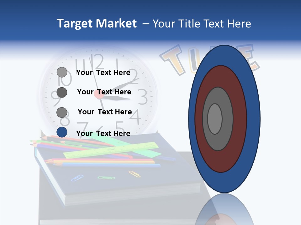 Book Lesson Pencil PowerPoint Template