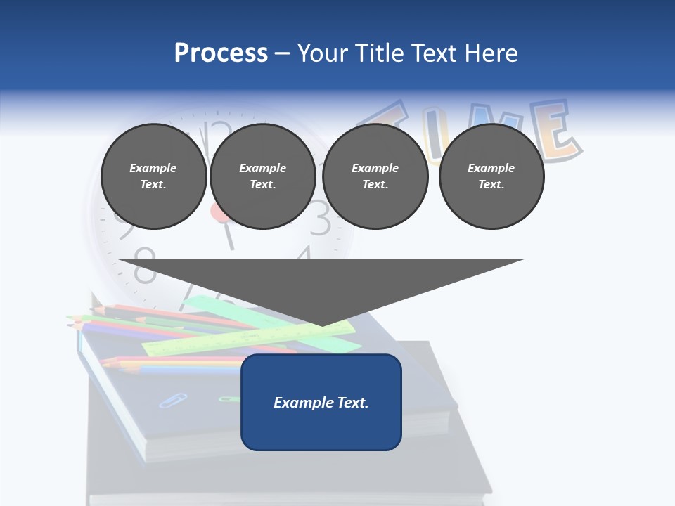 Book Lesson Pencil PowerPoint Template