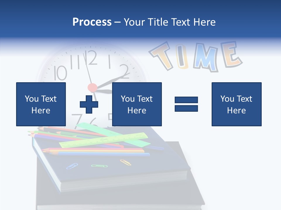 Book Lesson Pencil PowerPoint Template