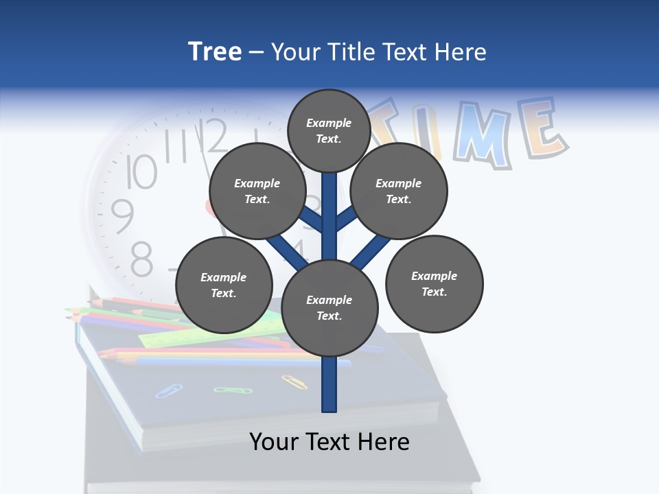 Book Lesson Pencil PowerPoint Template