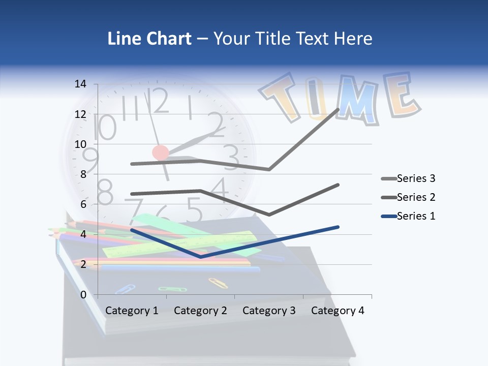 Book Lesson Pencil PowerPoint Template
