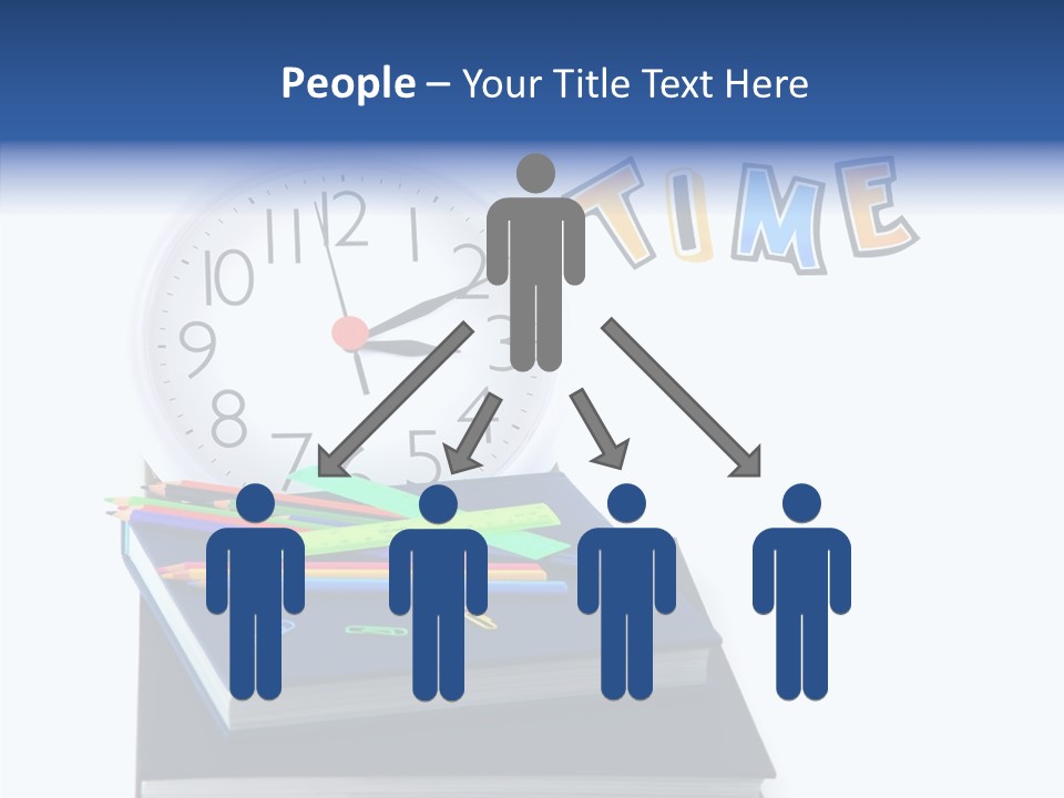 Book Lesson Pencil PowerPoint Template