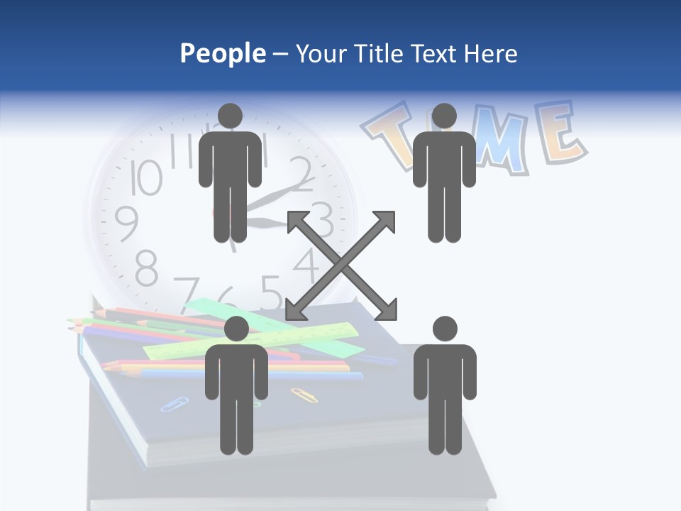 Book Lesson Pencil PowerPoint Template