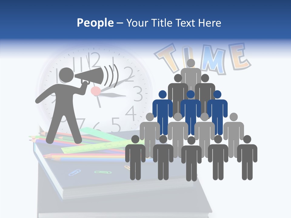 Book Lesson Pencil PowerPoint Template