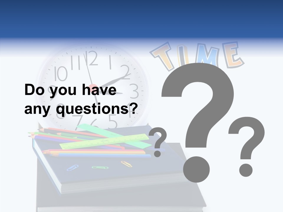 Book Lesson Pencil PowerPoint Template