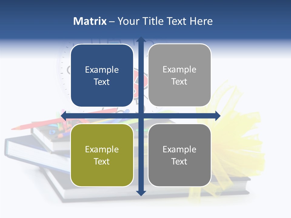 Isolated Pencil Teacher PowerPoint Template