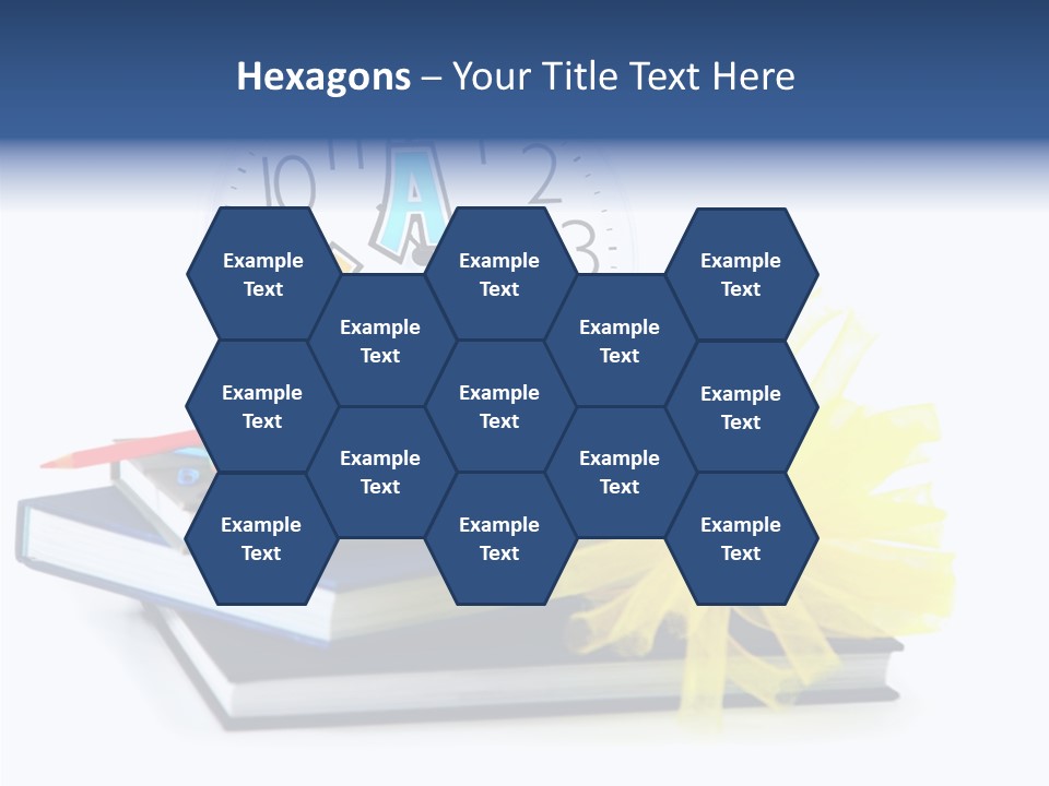 Isolated Pencil Teacher PowerPoint Template