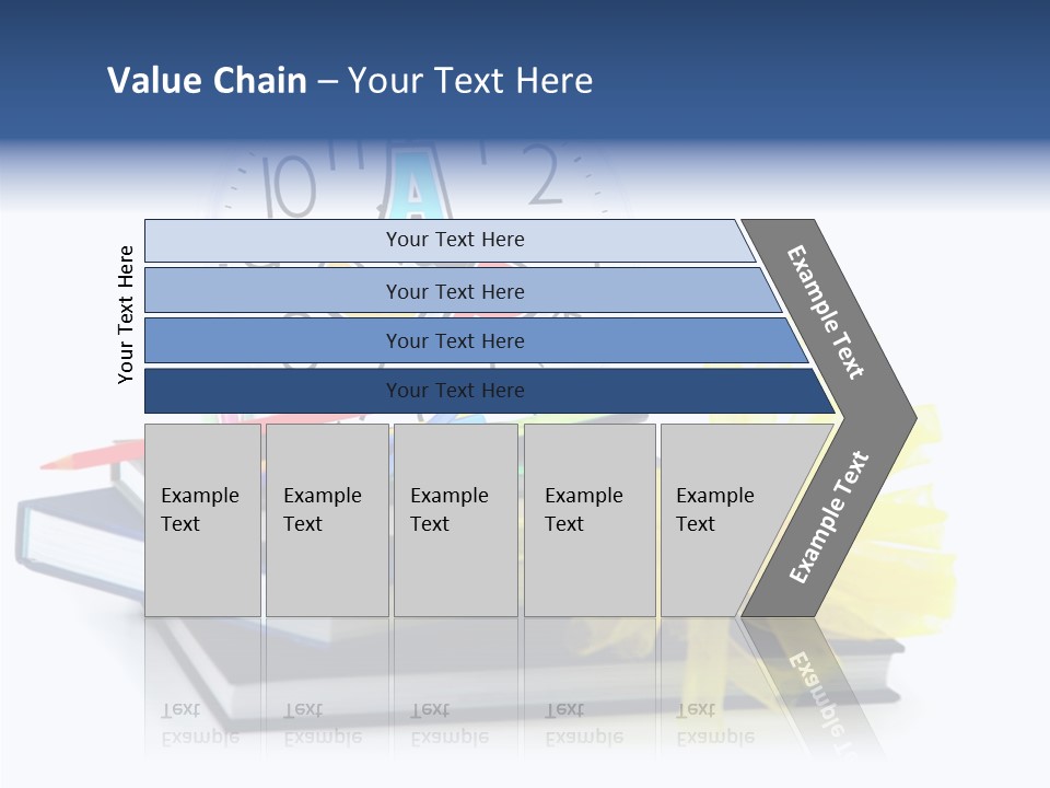 Isolated Pencil Teacher PowerPoint Template