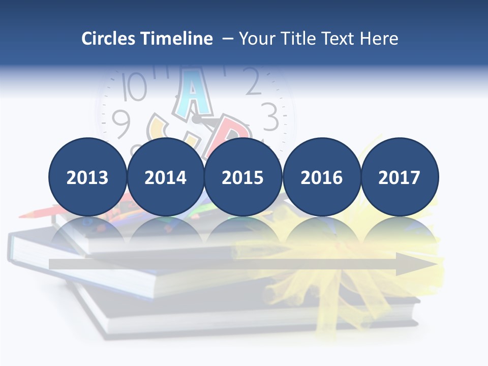 Isolated Pencil Teacher PowerPoint Template