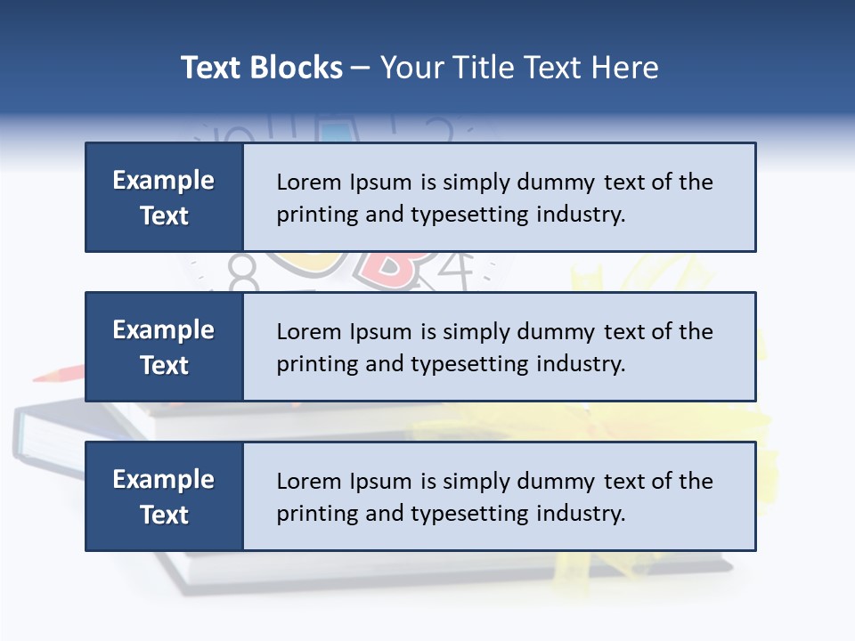 Isolated Pencil Teacher PowerPoint Template
